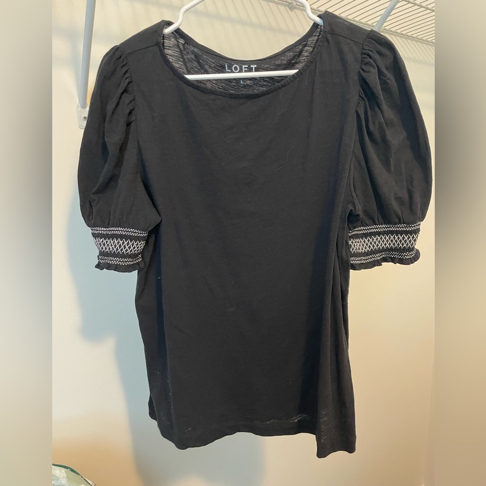 Loft tshirt with arm band detail